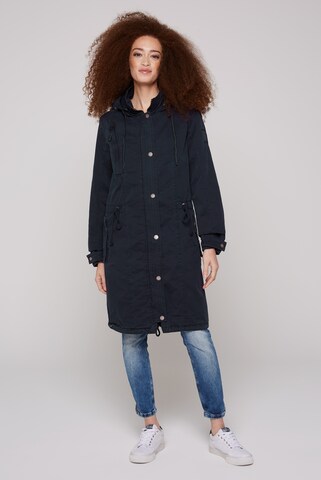 Soccx Between-Seasons Parka in Blue