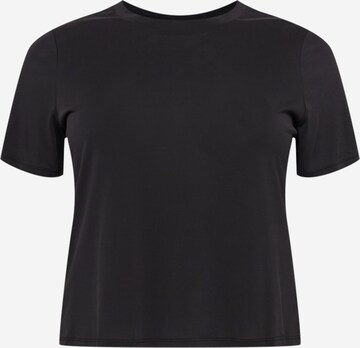 Vero Moda Curve - Camiseta 'EVABIA' en negro: frente