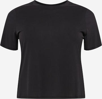 Vero Moda Curve قميص 'EVABIA' بلون أسود: الأمام