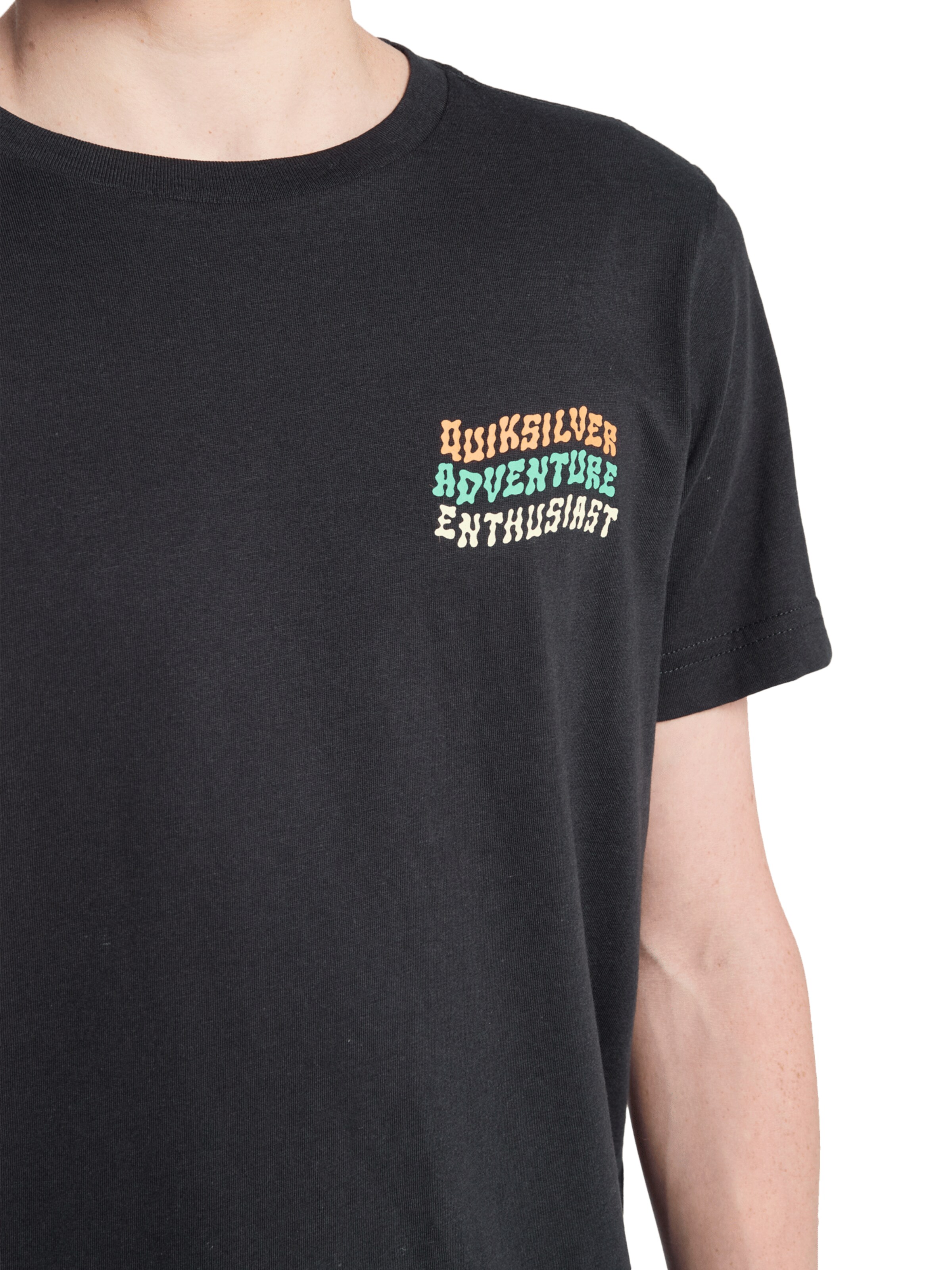 QUIKSILVER T-shirt 'Cosmic Character' in Schwarz