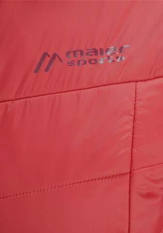 Maier Sports Übergangsjacke in Rot