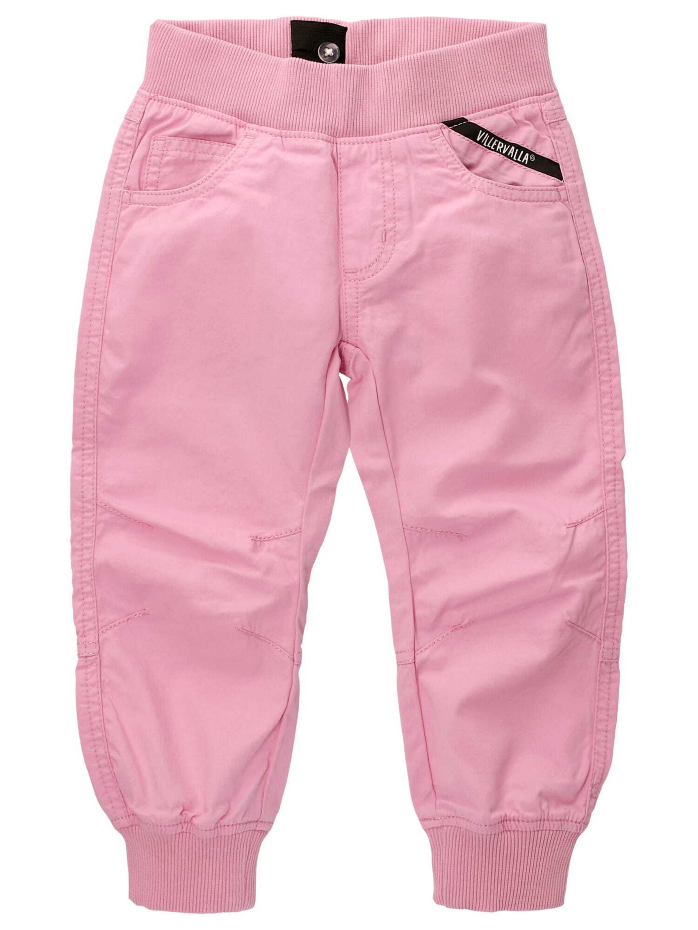 Villervalla Regular Pants in Pink: front