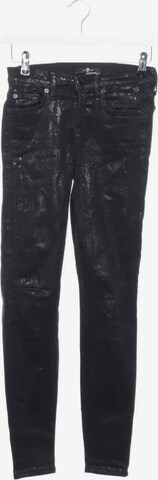 7 for all mankind Hose XS in Schwarz: predná strana