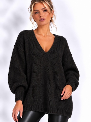 Worldclassca Oversizepullover‌ in Schwarz: Vorderseite