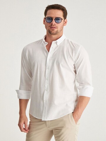 D’S Damat Shirt in Wit: voorkant