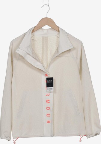 UNDER ARMOUR Jacket & Coat in S in Beige: front