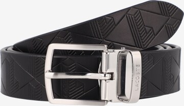 Ceinture LACOSTE en noir : devant