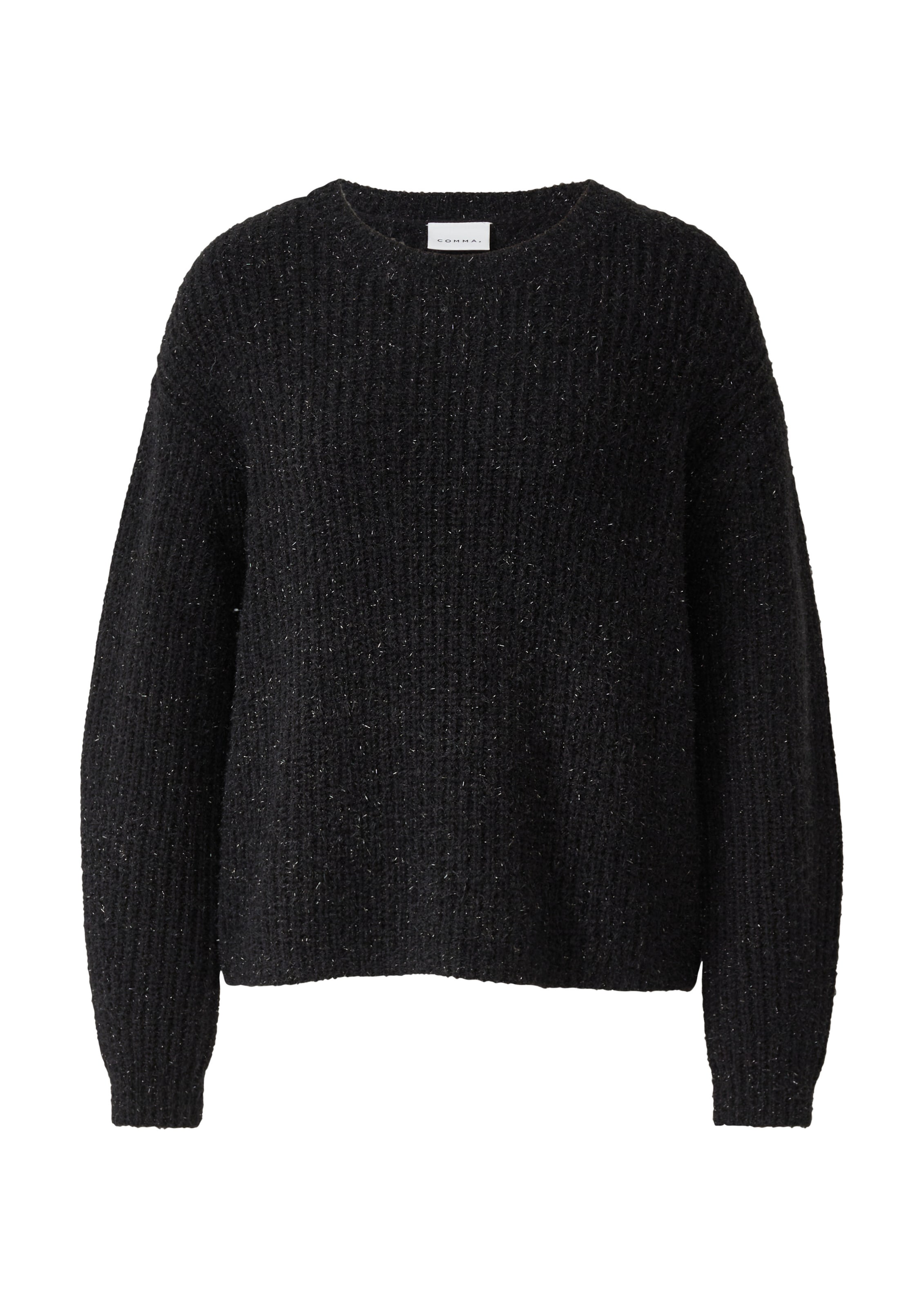 Pull-over COMMA en noir : devant