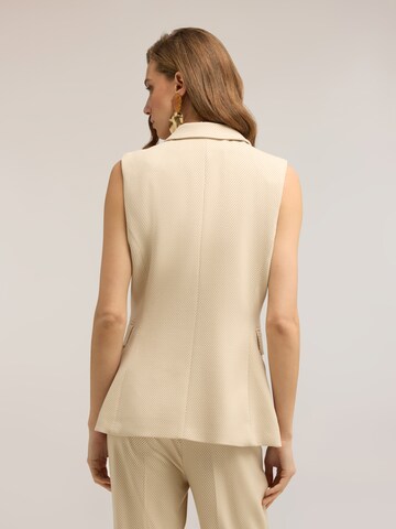 Gilet MOTIVI en beige