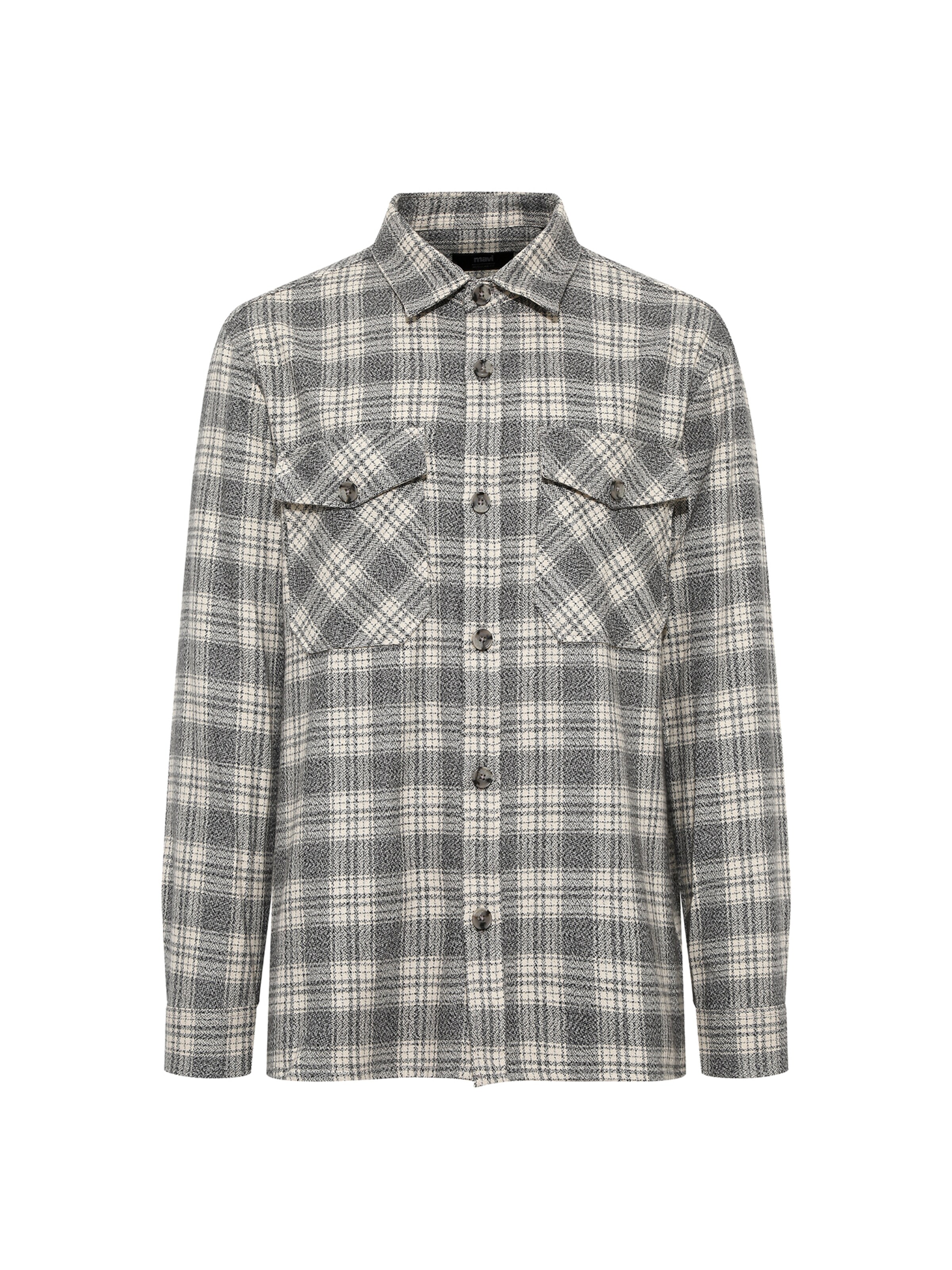 Mavi Regular fit Button Up Shirt in Grey: front