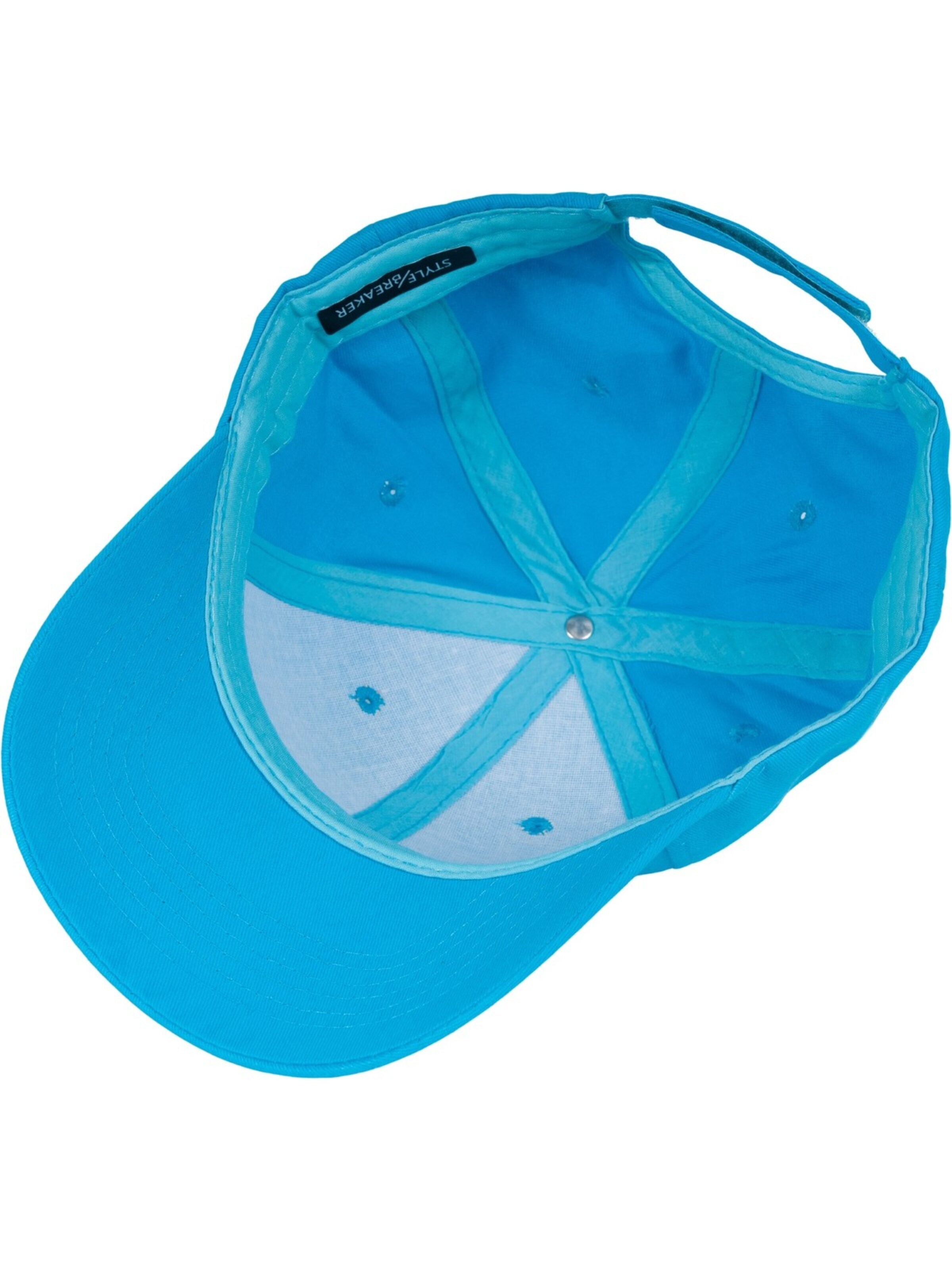 styleBREAKER Cap 'Baseball Cap Einfarbig'‌‌‌‌‌‌‌‌ in Blau