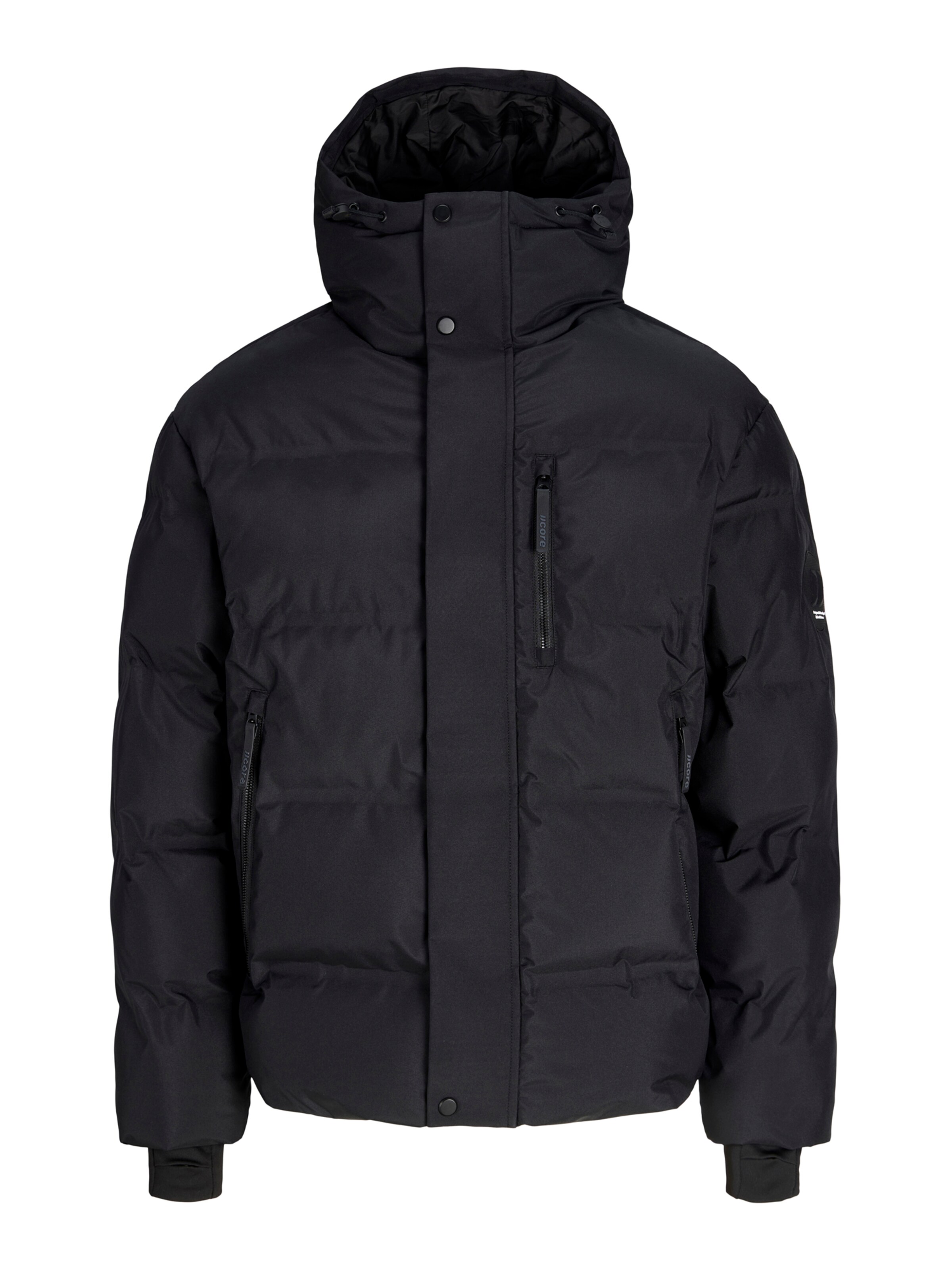 Giacca invernale 'JCOTRACE' di JACK & JONES in nero: frontale