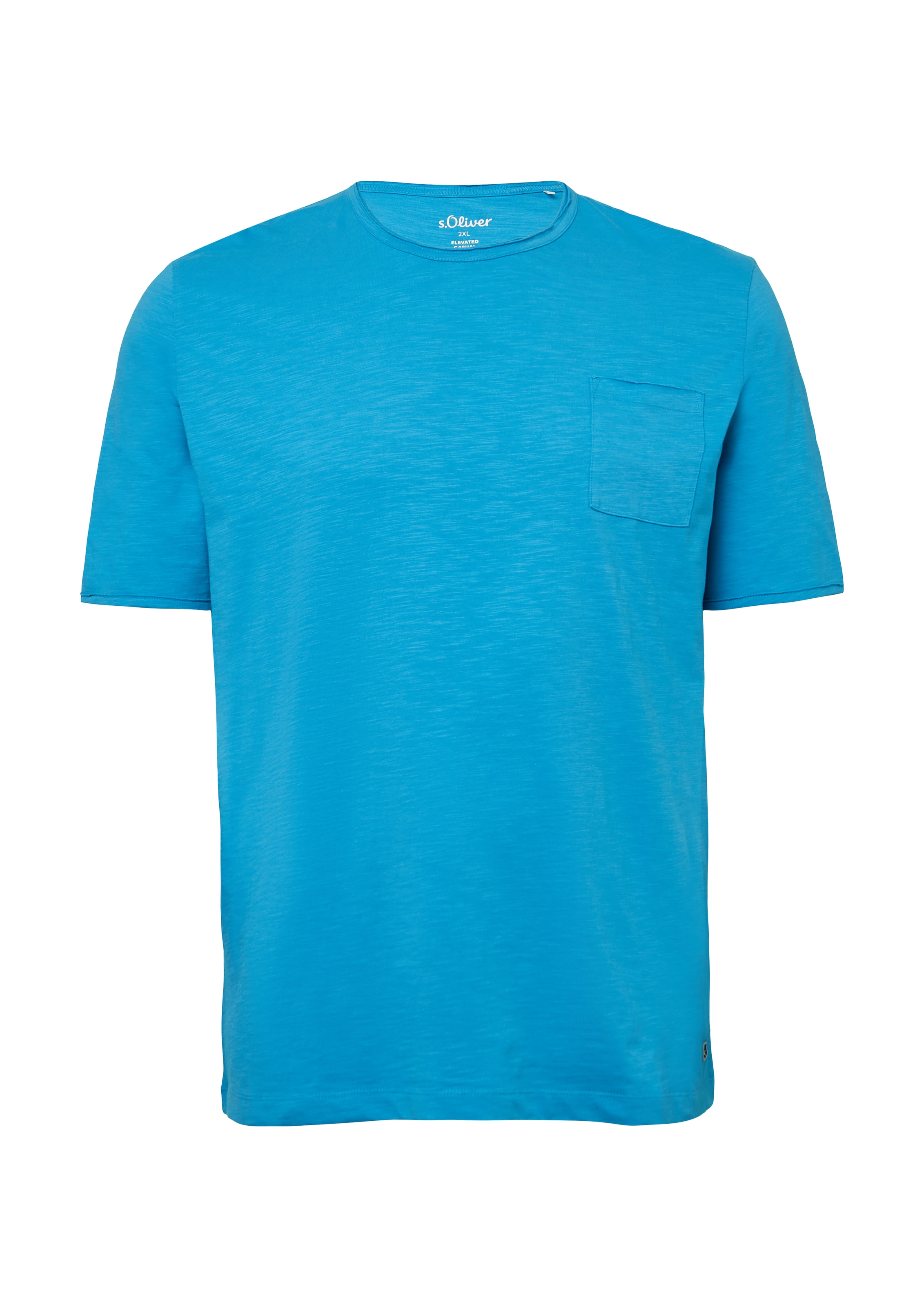 s.Oliver Men Big Sizes T-Shirt in Blau: Vorderseite