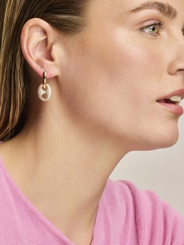 Luxenter Earrings 'Memat' in Gold