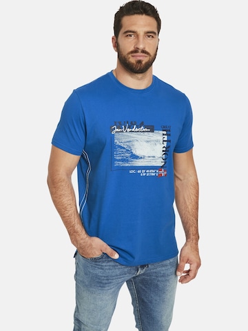 Jan Vanderstorm T-Shirt 'Pitter' in Blau: predná strana