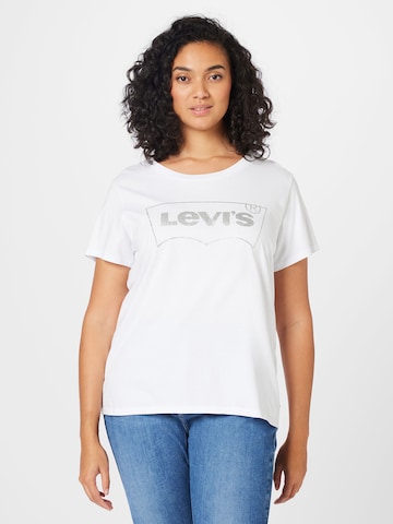 Levi's® Plus Футболка 'The Perfect Tee' в Белый: спереди