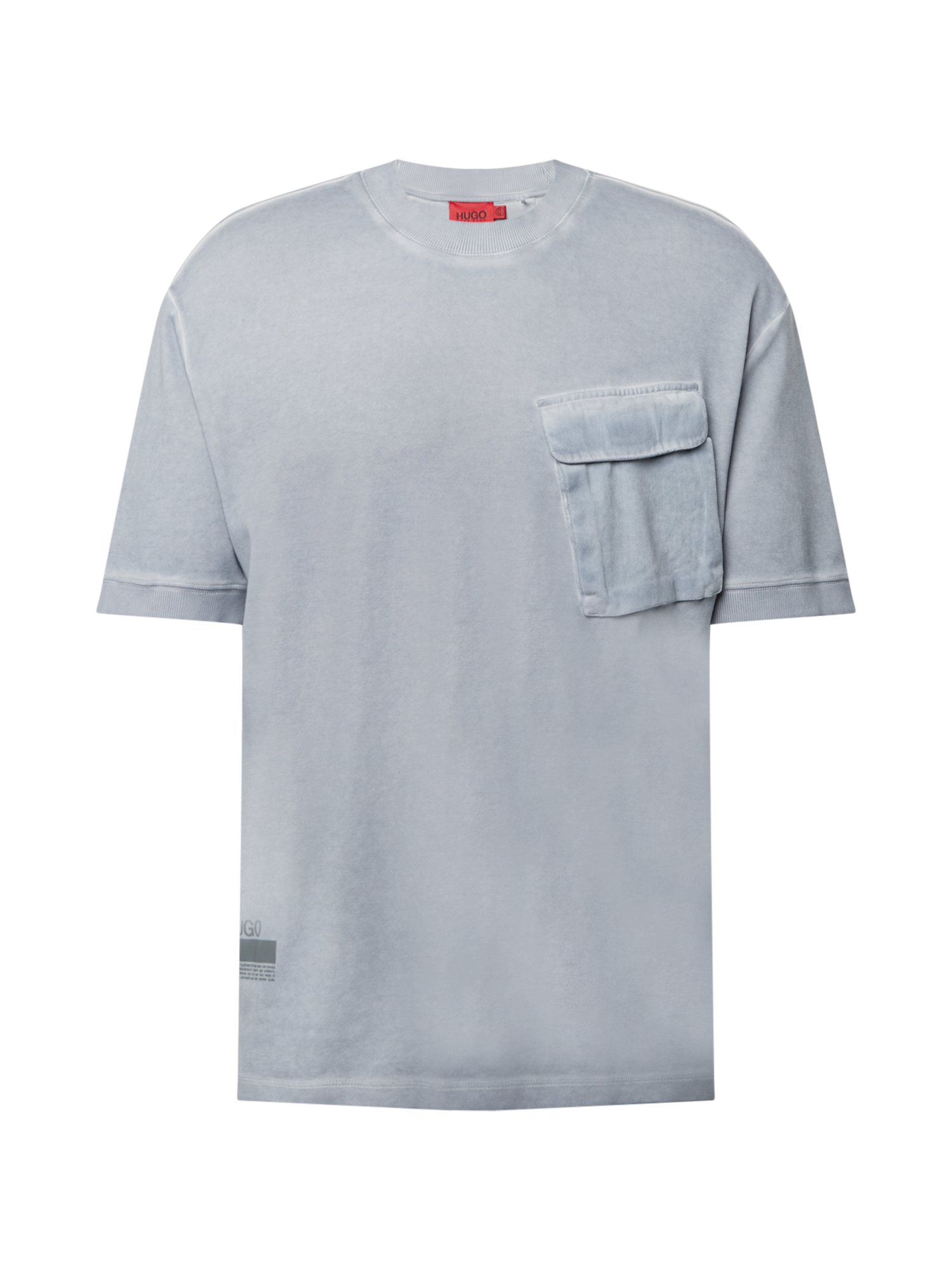 Premium lqdp6 HUGO Koszulka Drokers w kolorze Jasnoszarym 