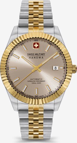 SWISS MILITARY HANOWA Analog Watch 'Diligenter' in Gold: front