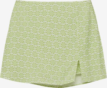 Pull&Bear Spódnica w kolorze zielony: przód