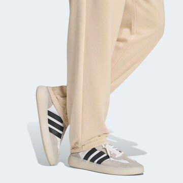 ADIDAS SPORTSWEAR Baggy Workout Pants in Beige
