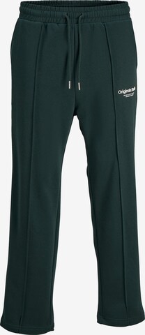 JACK & JONES Pleat-front trousers 'Kane' in Green: front