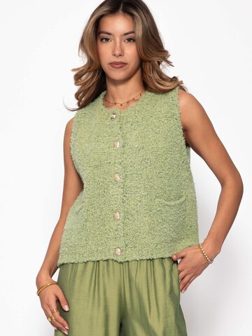 SASSYCLASSY Weste‌ in Grün: Vorderseite