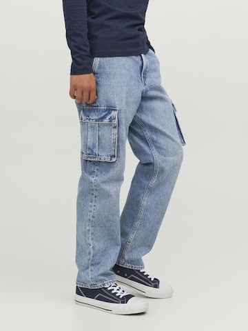 Jack & Jones Junior Loosefit Jeans 'Chris' in Blauw