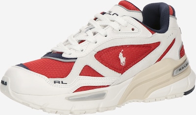 Polo Ralph Lauren Matalavartiset tennarit 'TRACKSTR 275' värissä marine / tummanpunainen / valkoinen / offwhite, Tuotenäkymä