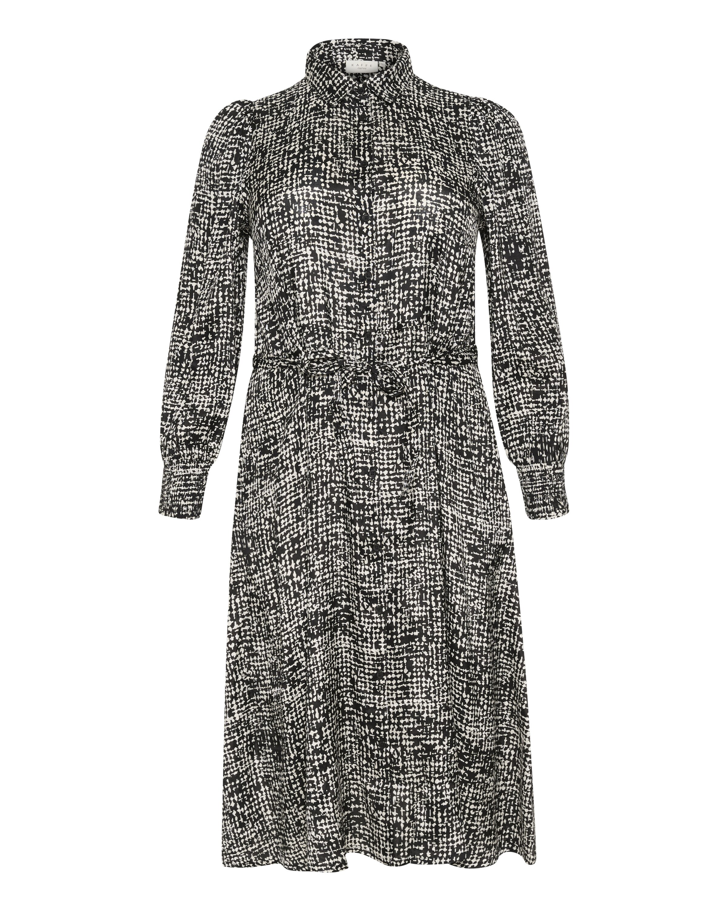 KAFFE CURVE Kleid 'Shana' in Schwarz: Vorderseite