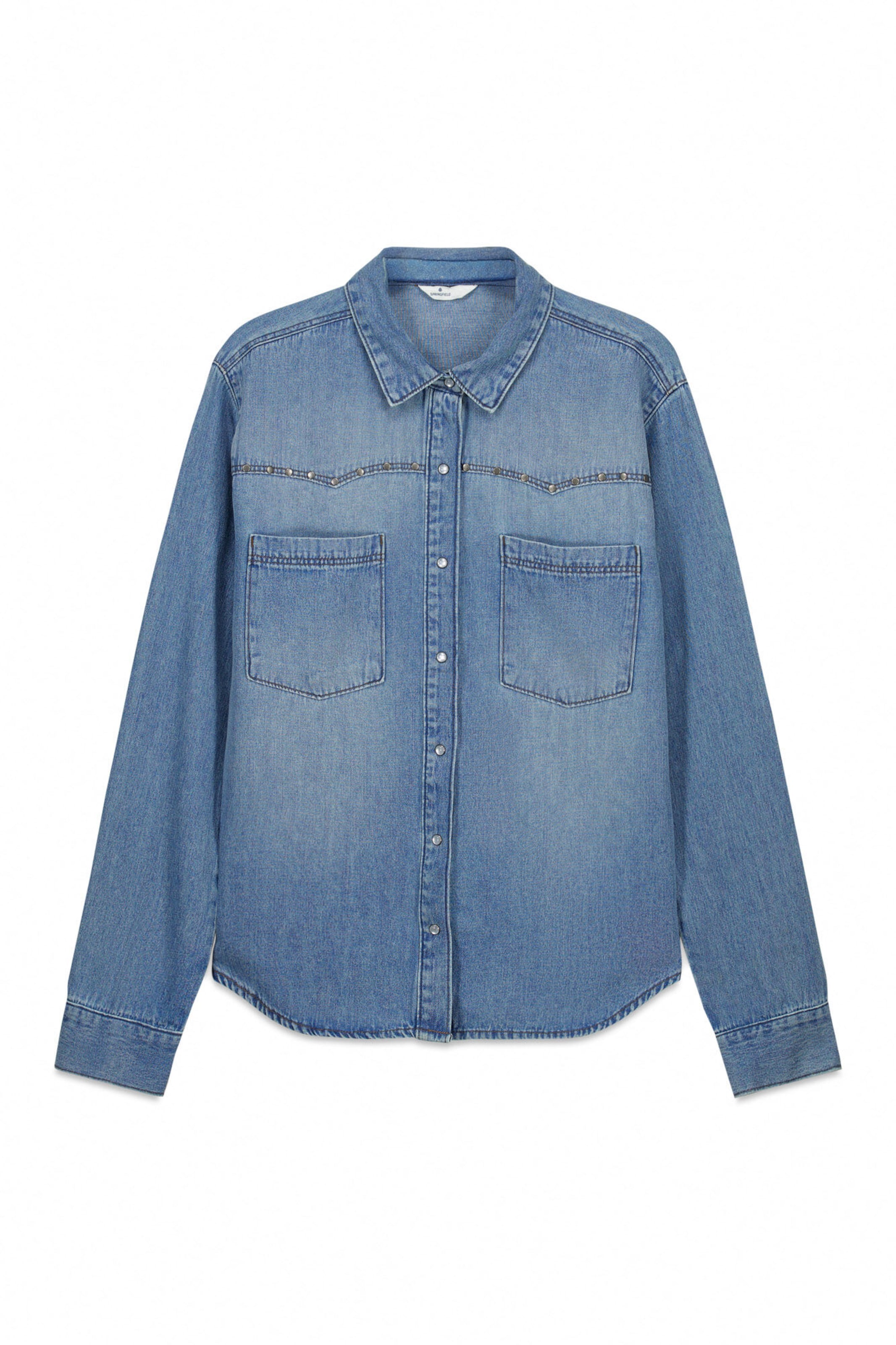 Chemisier Springfield en bleu : devant