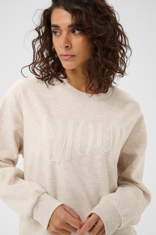 Kaffe Sweatshirt 'KAMelody' in Beige