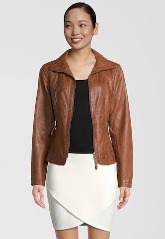 7ELEVEN Between-Season Jacket 'GRACE' in Brown: front