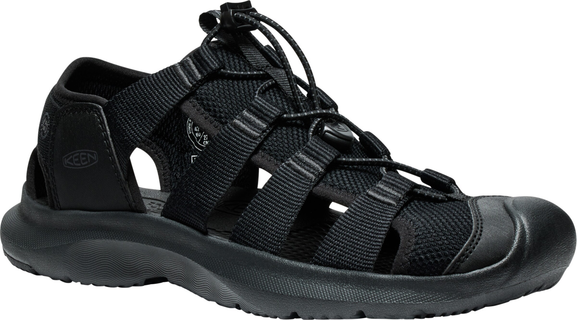 KEEN Outdoorsandale in Schwarz