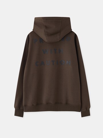 Sweat-shirt Pull&Bear en marron