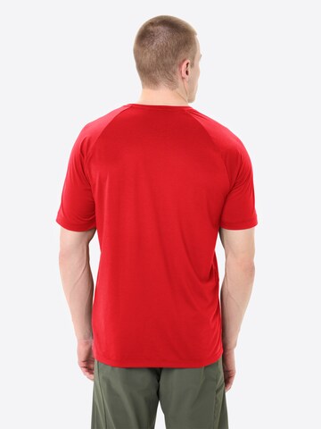 VAUDE Functioneel shirt 'Gleann II' in Rood