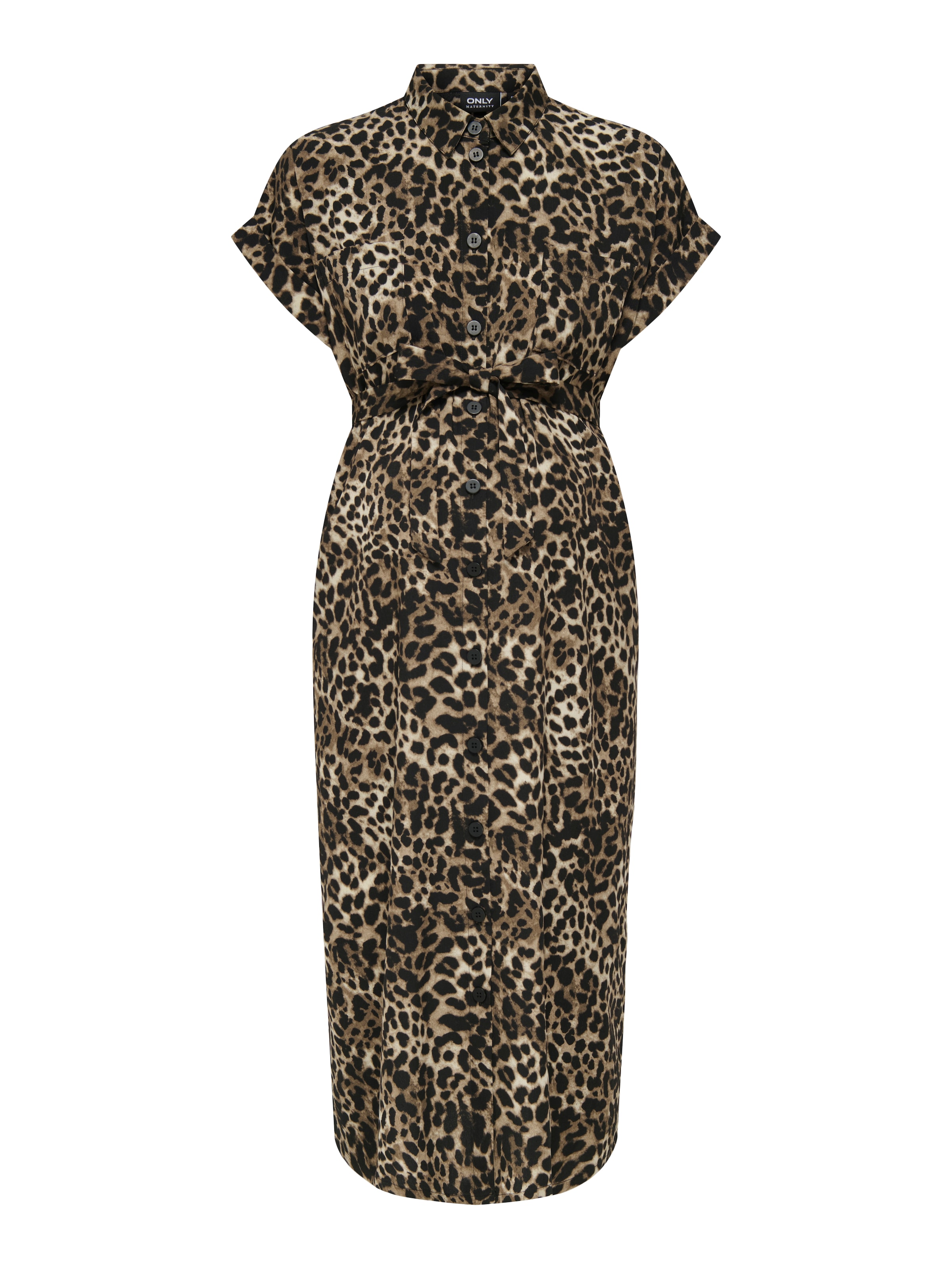 Only Maternity - Vestido camisero 'OLMHannover' en marrón