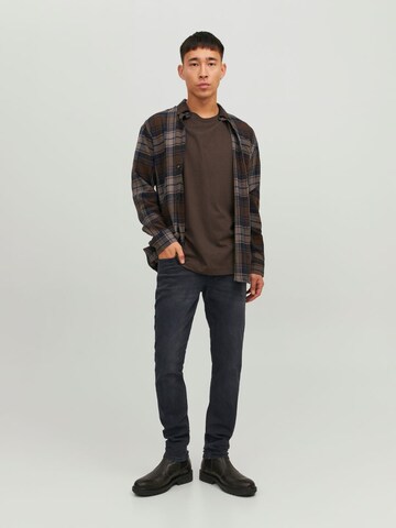 JACK & JONES Slimfit Jeans in Schwarz