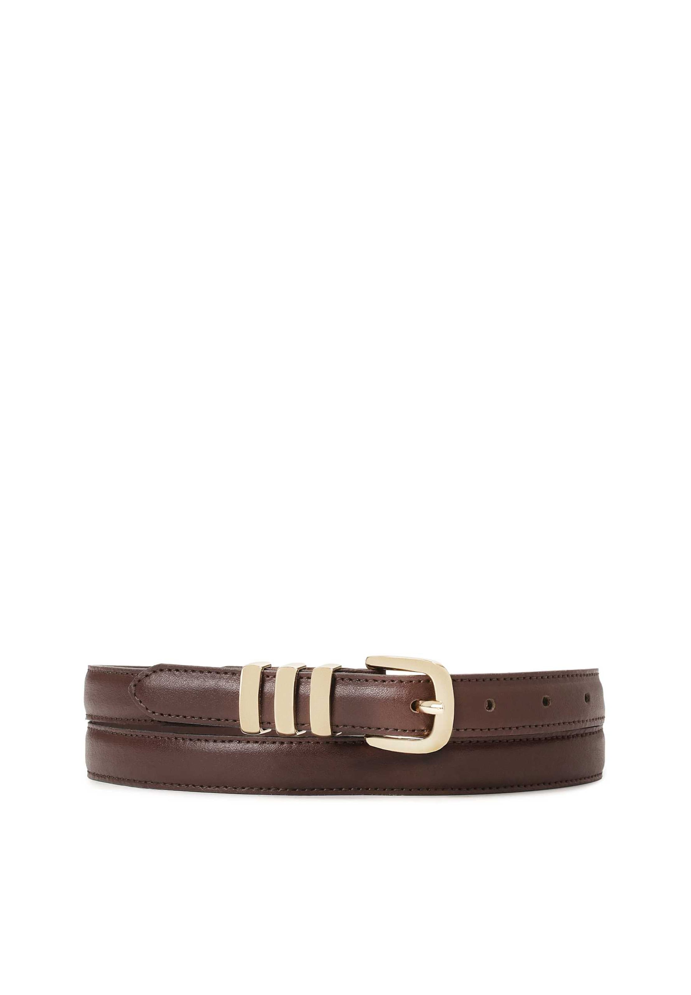 Kazar Belt in Brown: front