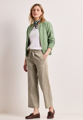 STREET ONE Loosefit Hose in Beige: Vorderseite