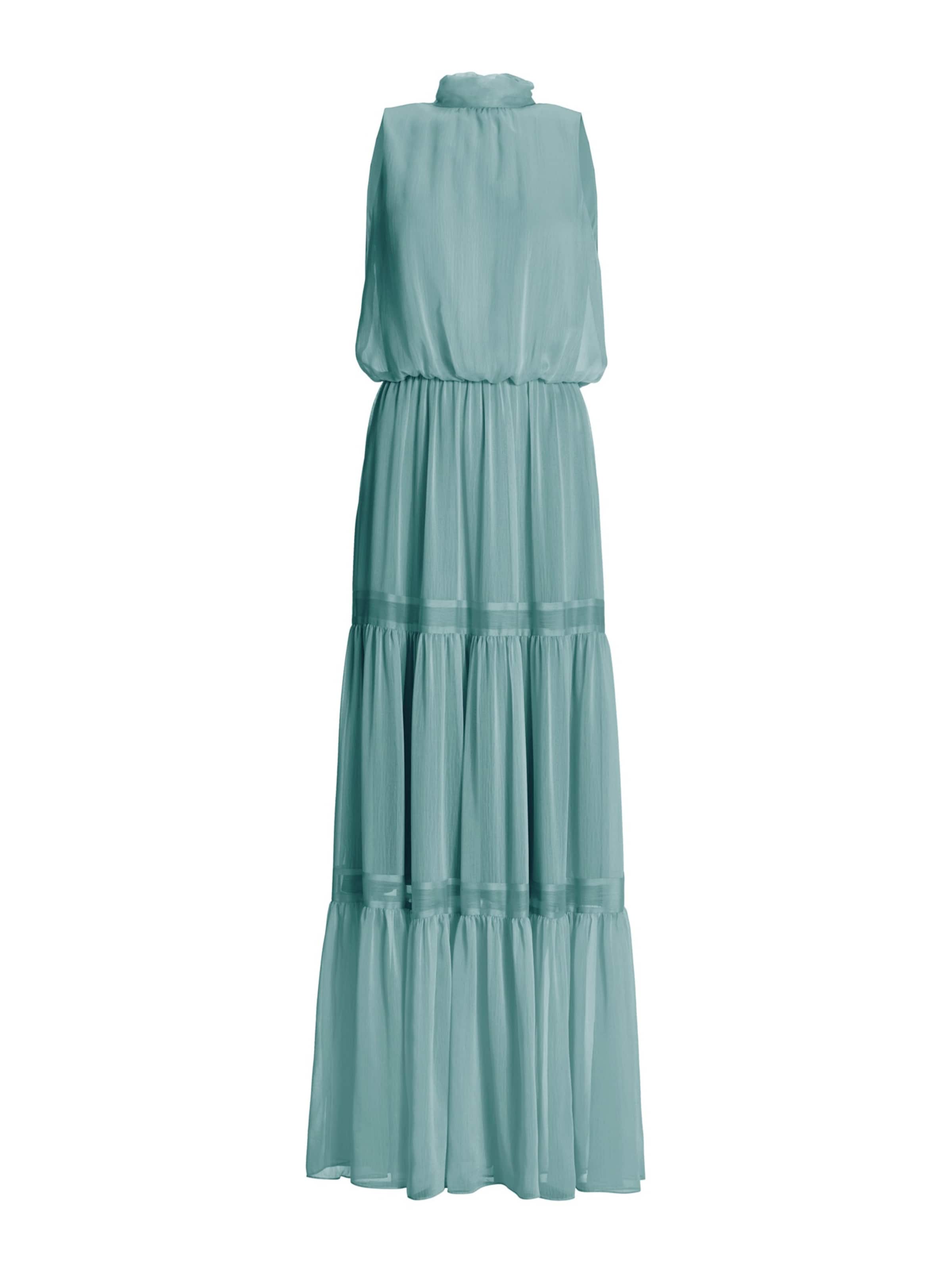 Robe de soirée SWING en vert : devant