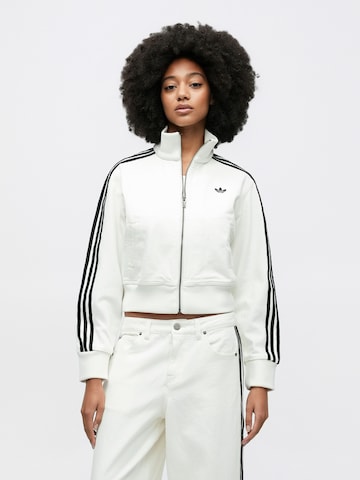 ADIDAS ORIGINALS Bluza rozpinana 'FIREBIRD' w kolorze biały: przód