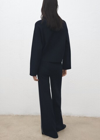 MANGO Wide leg Pants 'Cosmus' in Blue