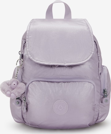 purpurinė KIPLING Kuprinė 'City': priekis