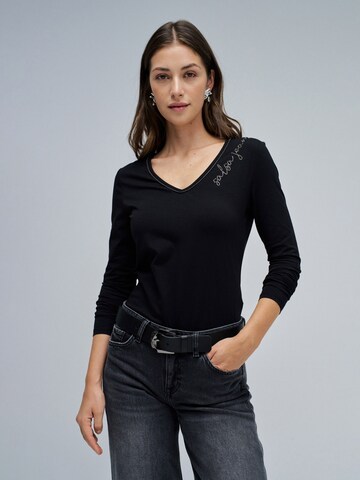 Salsa Jeans Shirt in Black: front