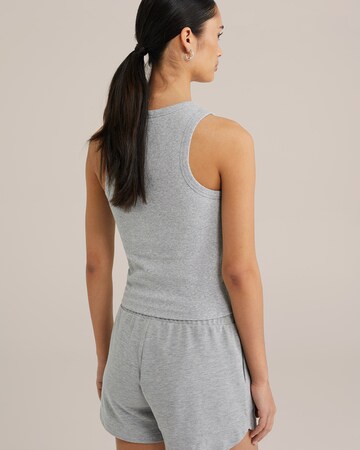 WE Fashion Top w kolorze szary