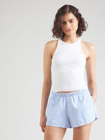 Pantalon de pyjama HOLLISTER en bleu : devant