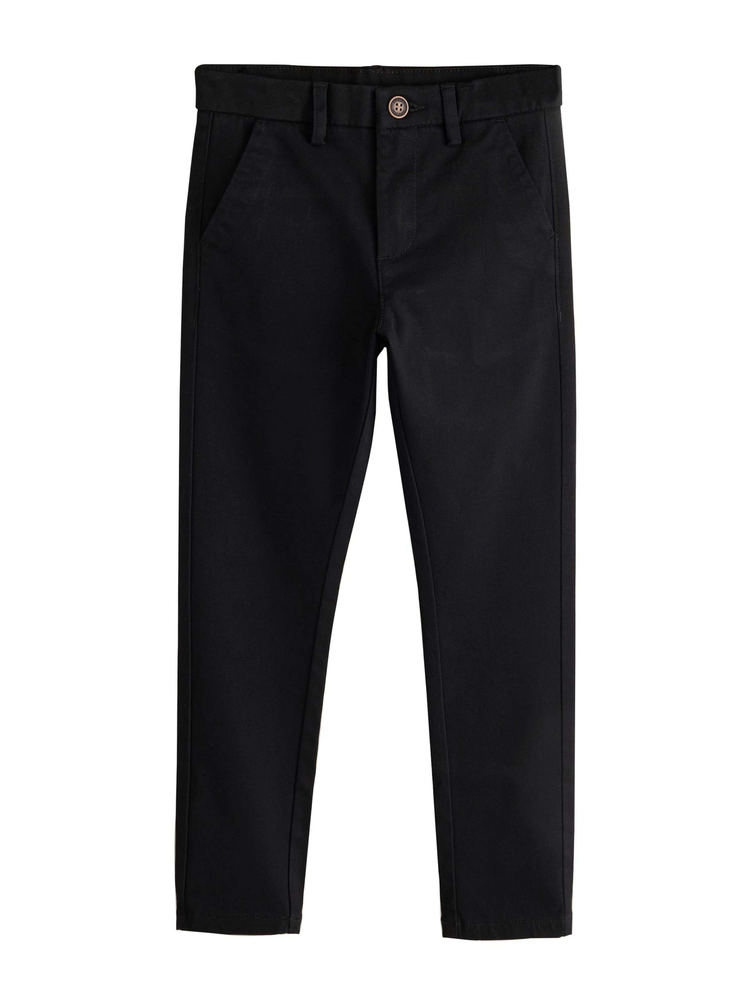 Next - regular Pantalón en negro: frente
