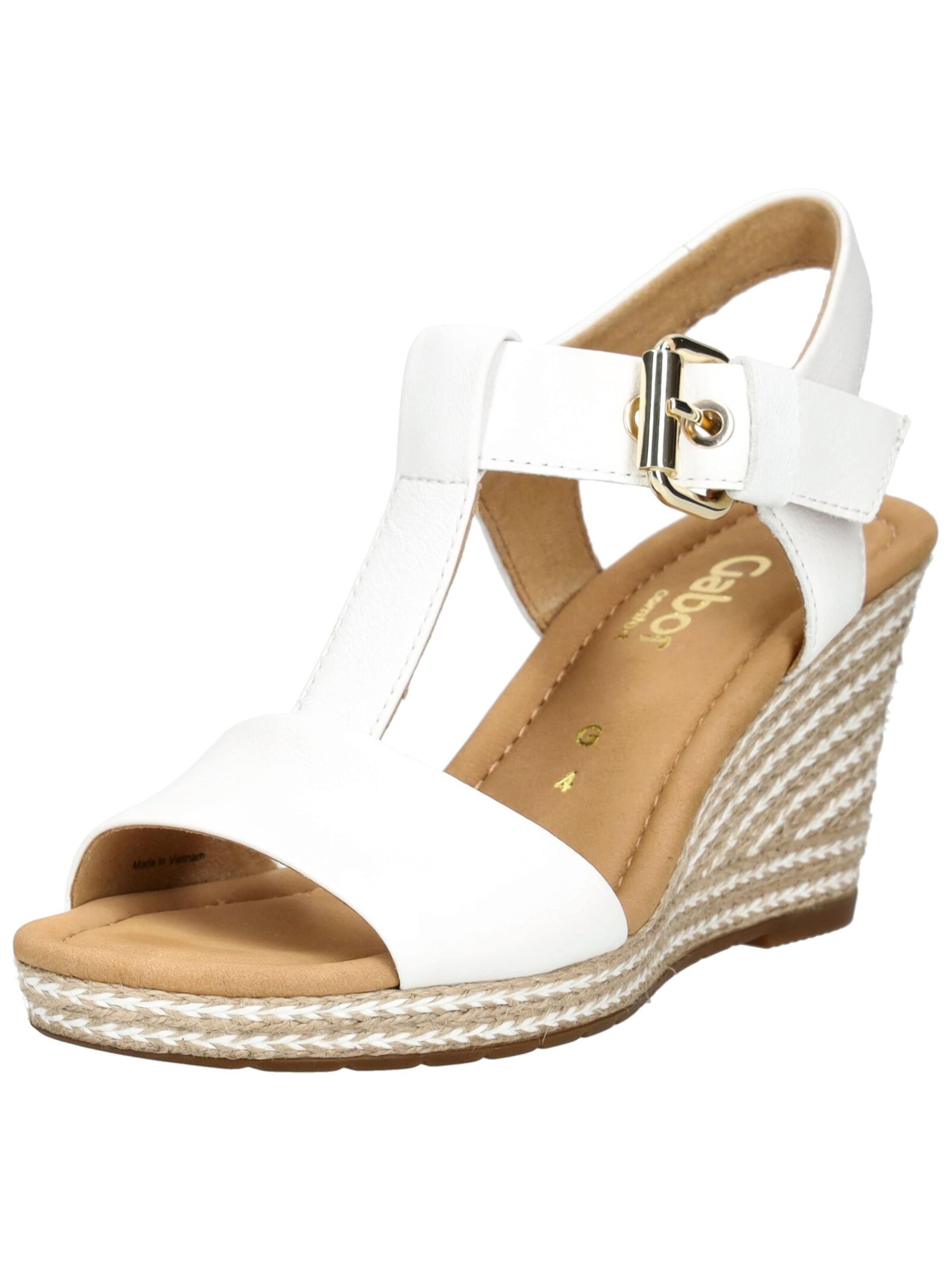 Sandalo di GABOR in bianco: frontale