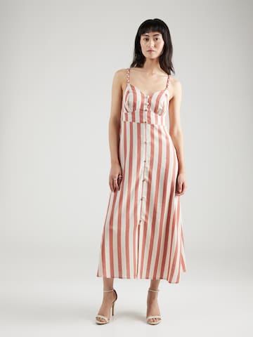 River Island Summer Dress in Red: front