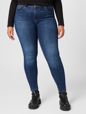 ONLY Curve Skinny Jeans 'WAUW' in Blue: front